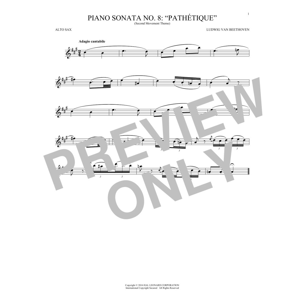 Adagio Cantabile, Op. 13